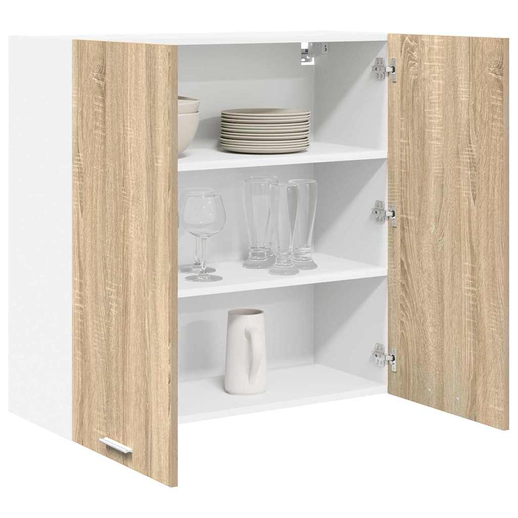 Hanging Cabinet Riga Sonoma Oak 80 x 31 x 80 cm Engineered Wood